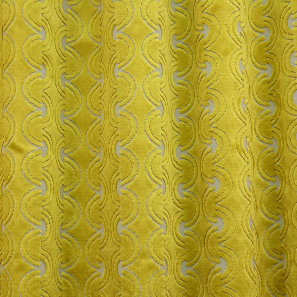 Swirl Stripe Antique Gold Fabric House of Fabrics